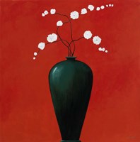Vase on Red Fine Art Print