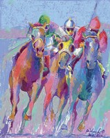 Horse Race 2 Fine Art Print