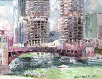 Marina Towers Fine Art Print