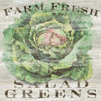 Farm Fresh Greens Framed Print