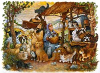 Noah & the Animals Fine Art Print
