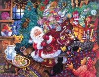 Santa Arrives Fine Art Print