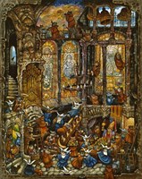 Holy Cats 2 - Nuns Fine Art Print