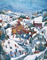 Christmas Barn Fine Art Print