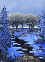 Snowman Fine Art Print