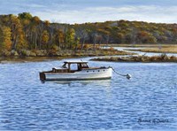 Wooden Boat In Essex Fine Art Print