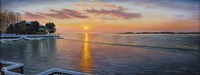 Branford Sunset Beach Fine Art Print