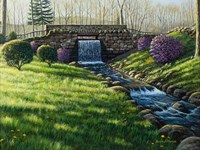 Hubbard Park Falls Fine Art Print