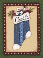 Stocking I Cherish Fine Art Print