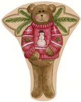 Red Sweater Bear Fine Art Print