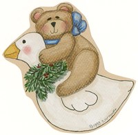 Bear On Goose Fine Art Print