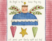 An Angel In The House Framed Print