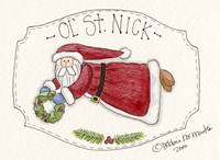 Ol' St. Nick Fine Art Print
