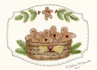 Basket Of Gingerbread Fine Art Print