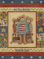 God Bless America - Bears Fine Art Print