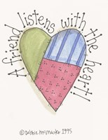 A Friend Listens Fine Art Print