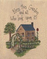Bless This Garden Fine Art Print
