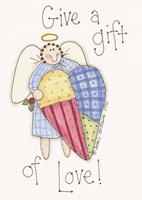 Give A Gift Angel Fine Art Print