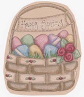 Happy Spring Basket Fine Art Print