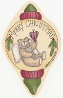 Merry Christmas Bear Fine Art Print