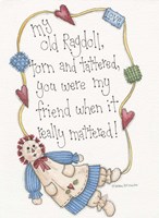 My Old Ragdoll Fine Art Print