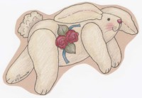Rose Bunny 2 Fine Art Print