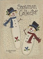 Snowman Collector Fine Art Print
