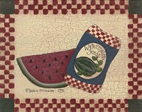 Watermelon Seeds Framed Print