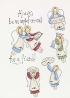 Angel On Call Fine Art Print