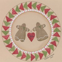 Gingerbread Pair Fine Art Print