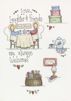 Love Laughter Friends Fine Art Print