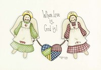 Where Love Is Angel Fine Art Print