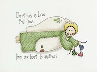 Christmas Is Love Angel Fine Art Print