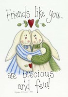 Friends Like You Bunnies Fine Art Print