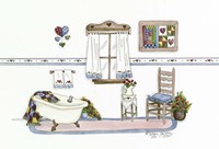 Country Bath 2 Framed Print