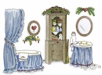 Country Bath 3 Fine Art Print