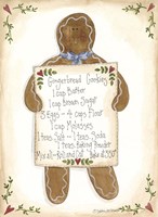 Gingerbread Cookies Fine Art Print