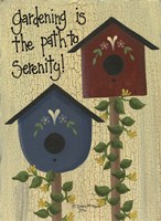 Gardening Is The Path Fine Art Print