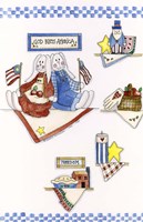 God Bless America And Freedom Fine Art Print