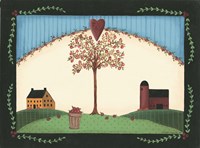 Fall Tree Framed Print