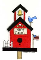 Flight School Birdhouse Fine Art Print