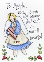 To Angels Fine Art Print