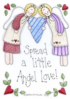 Spread A Little Angel Love Fine Art Print