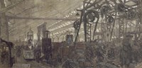 The Forge: Weapons Factory in Lyon, 1916-1917 Fine Art Print