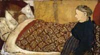 The Lullaby - Marie Roussel in Bed Late 1894 Fine Art Print