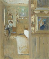 At the House of Maurice Denis at Saint-Germain-en-Laye, c. 1905 Fine Art Print