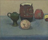 Stoneware Pot and Apples, 1887 Fine Art Print