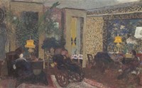 The Salon with Three Lamps, Rue Saint-Florentin, 1899 Fine Art Print