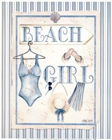 Beach Girl Fine Art Print