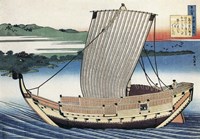 Two Lovers in a Sailboat Fine Art Print